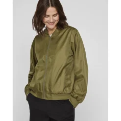 Veste bomber zippée Papaya vert Blair