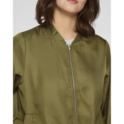 Veste bomber zippée Papaya vert Blair