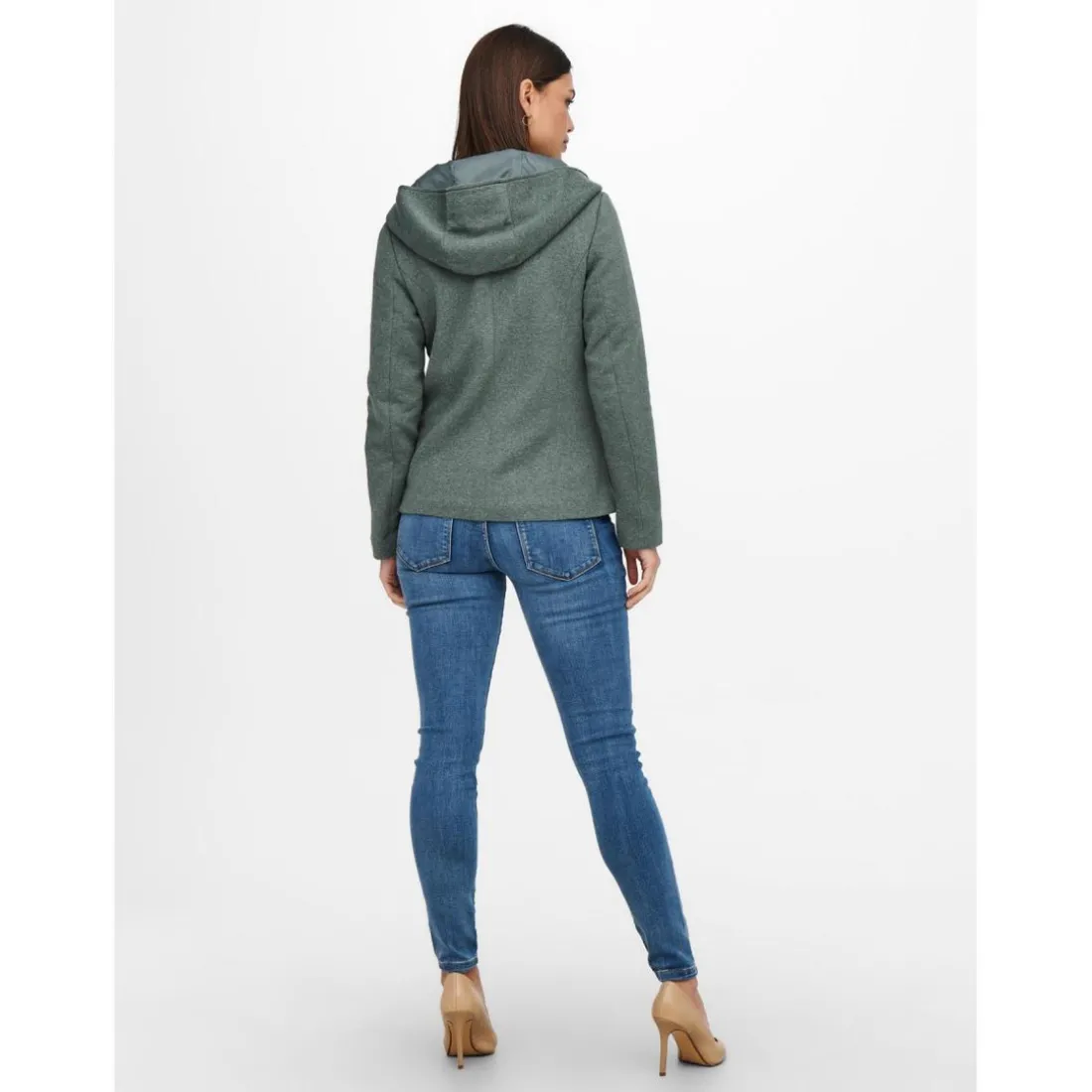 Veste Capuche Manches longues vert Sara