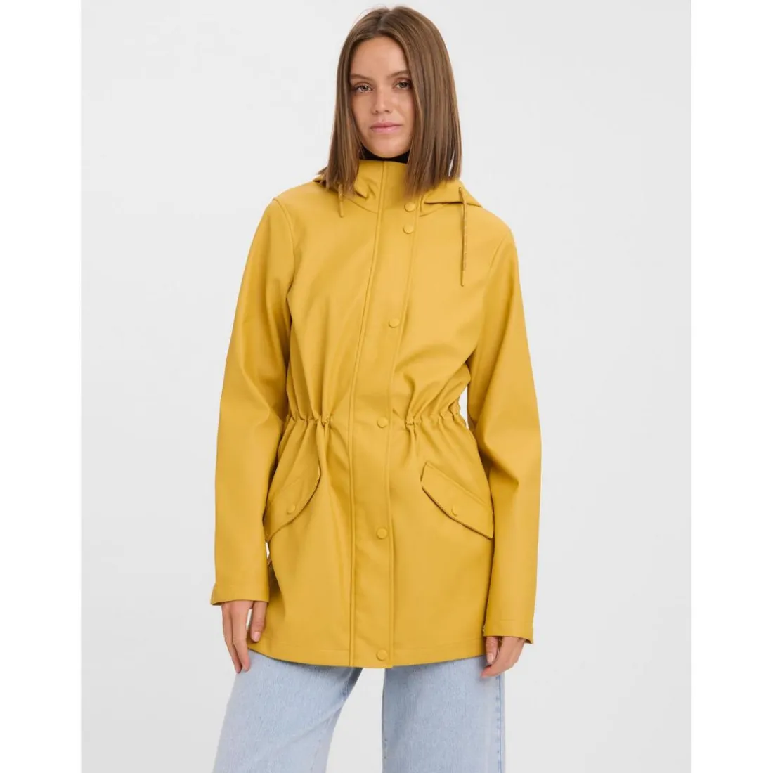 Veste Capuche Manches longues jaune Cara