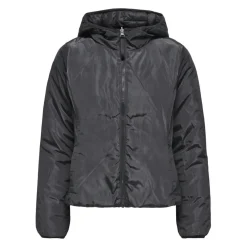 Veste capuche noir en nylon Lane