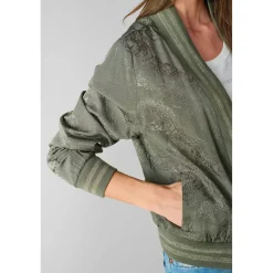 Veste CLAVEL vert en coton