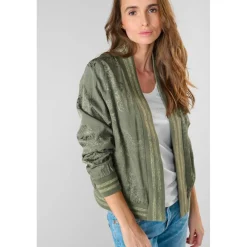 Veste CLAVEL vert en coton