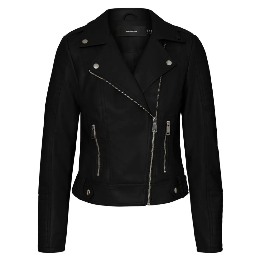 Veste Col motard Manches longues noir Hope