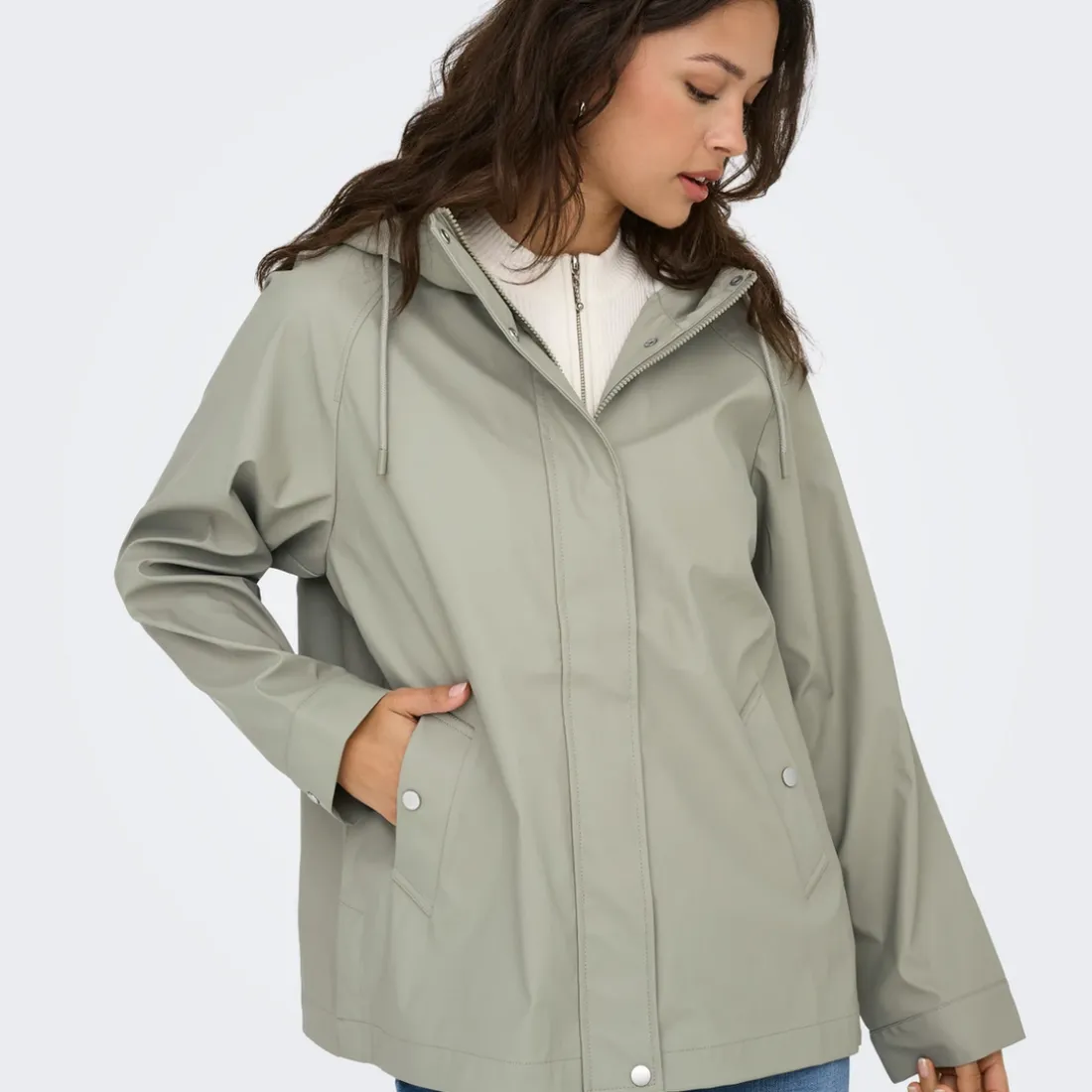 Veste de pluie ONLELISA - Gris Quin