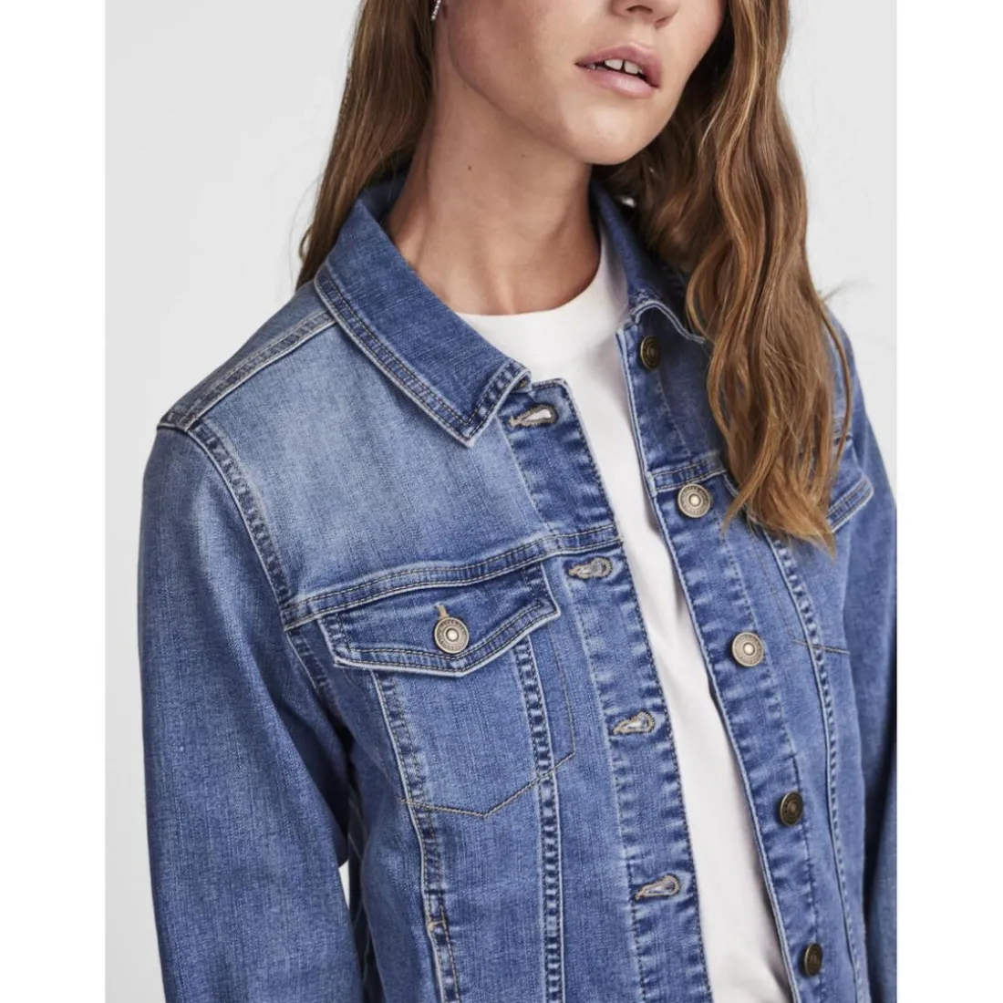 Veste en denim Coia bleu en coton Vox