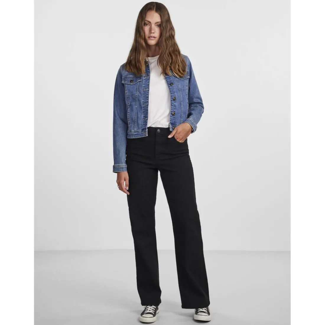 Veste en denim Coia bleu en coton Vox