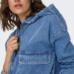 Veste en jean bleu denim Léa
