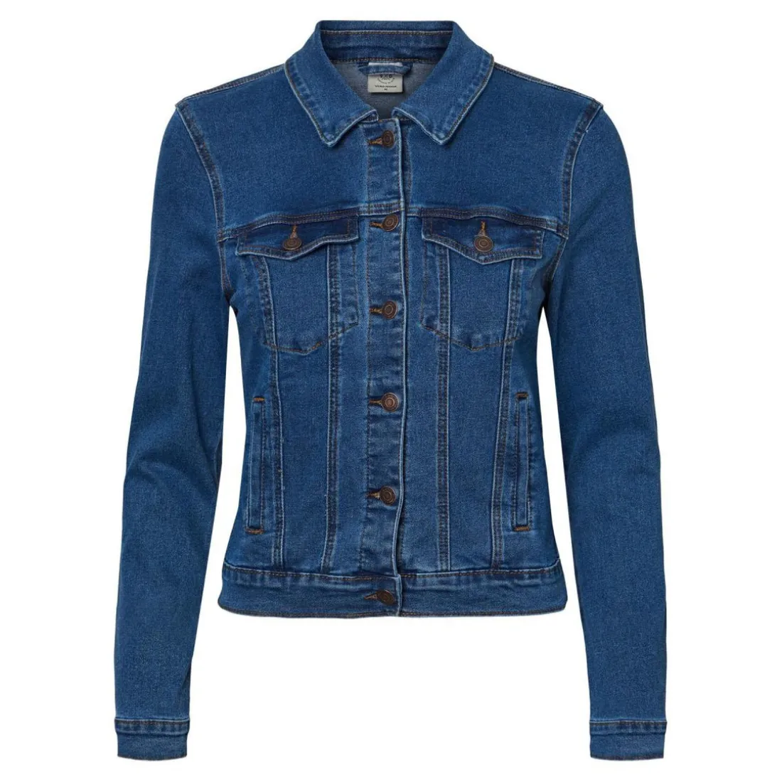 Veste en jean bleu Gia