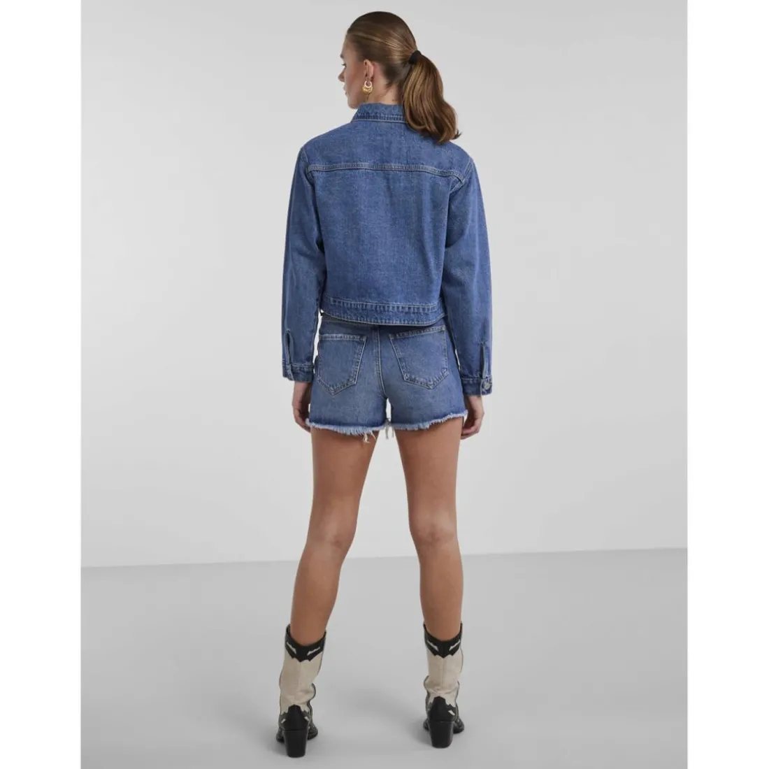 Veste en jean bleu Skye