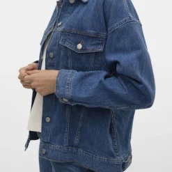 Veste en jean oversize Tessa bleu denim Luna