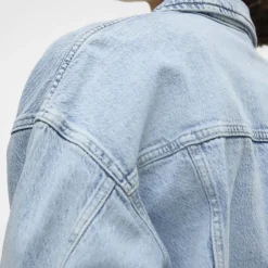 Veste en jean oversize Tessa bleu clair Mila