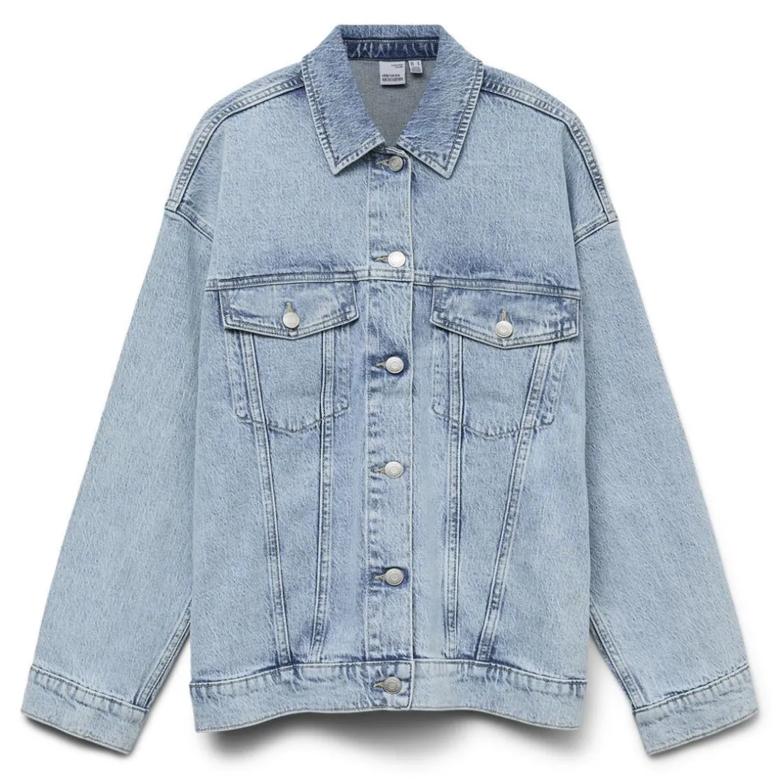 Veste en jean oversize Tessa bleu clair Mila
