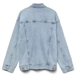 Veste en jean oversize Tessa bleu clair Mila