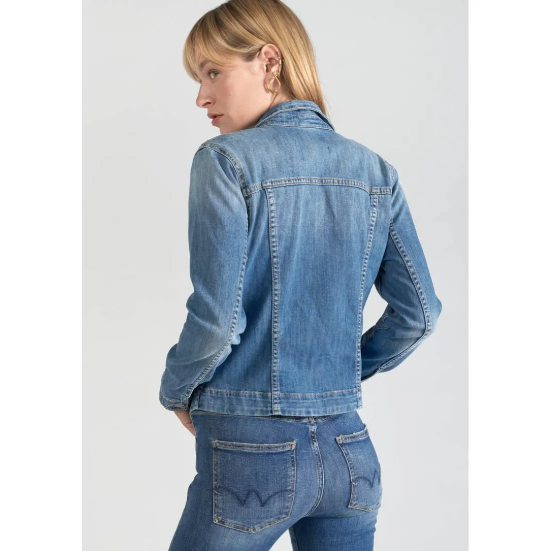Veste en jeans bleu Lilly