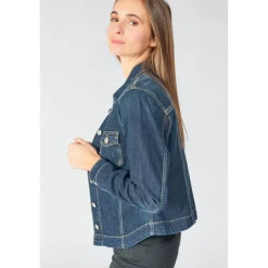 Veste en jeans Lilly bleu foncé