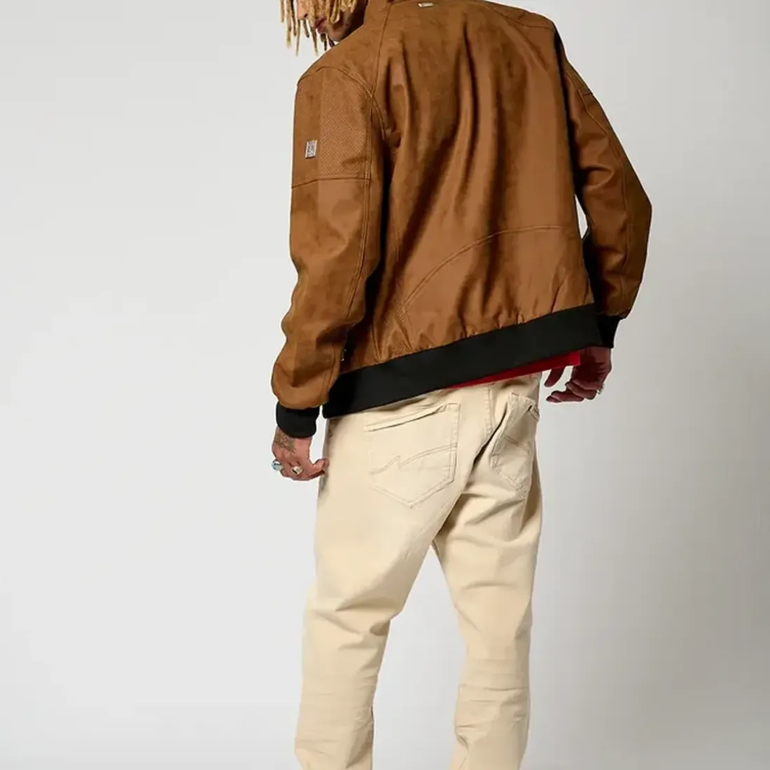 Veste en viscose LIRAK Camel