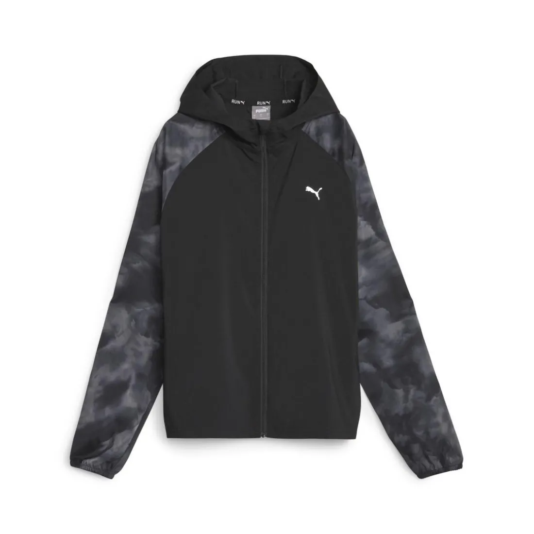 Veste Femme W RUN FAV AOP WV JKT noir