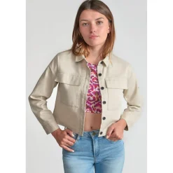 Veste fille MAINAGI crème