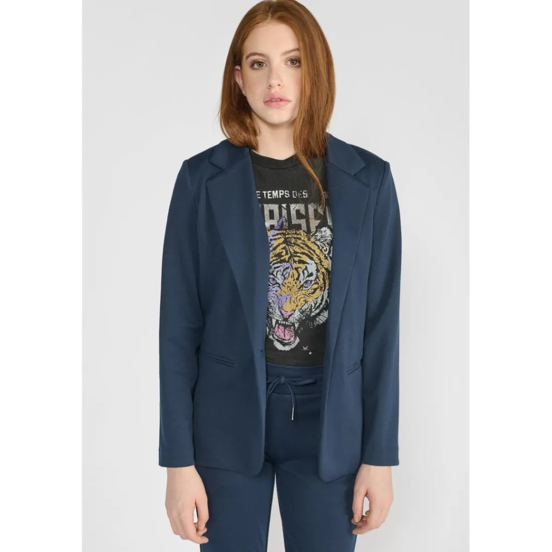 Veste fille OSCARGI bleu Isla
