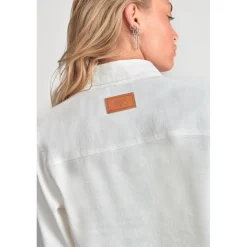 Veste fille YELENAGI blanc en coton