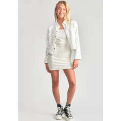 Veste fille YELENAGI blanc en coton