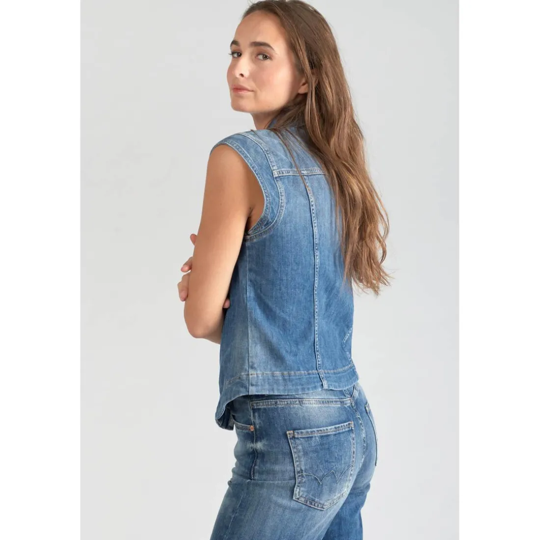 Veste GAINAT bleu en coton