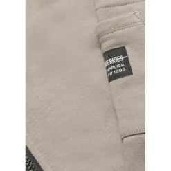 Veste garçon, zippée Hodybo gris beige blanc en coton