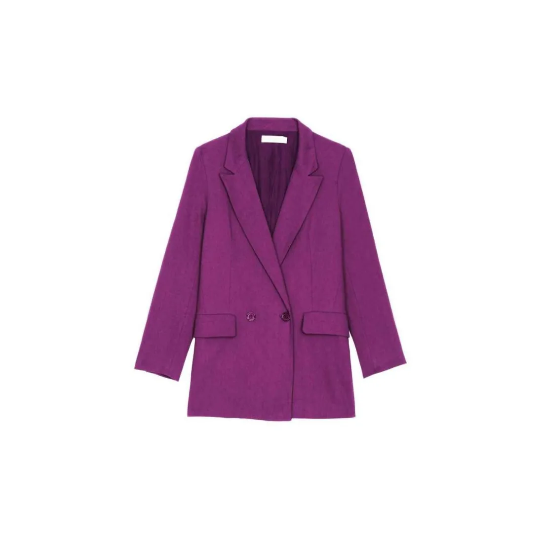 Veste Hilton violet en coton