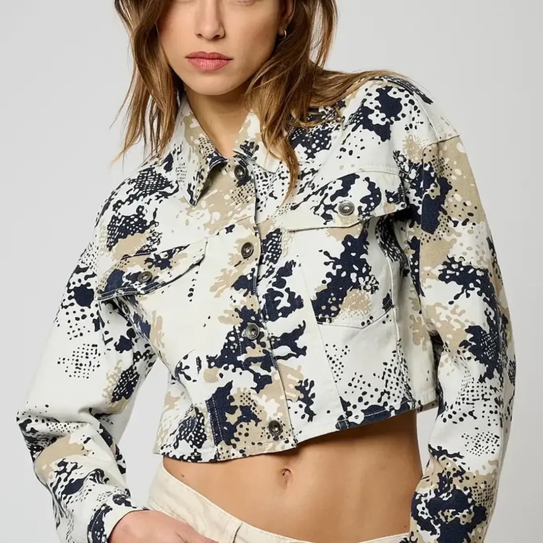 Veste imprimé VIV camouflage