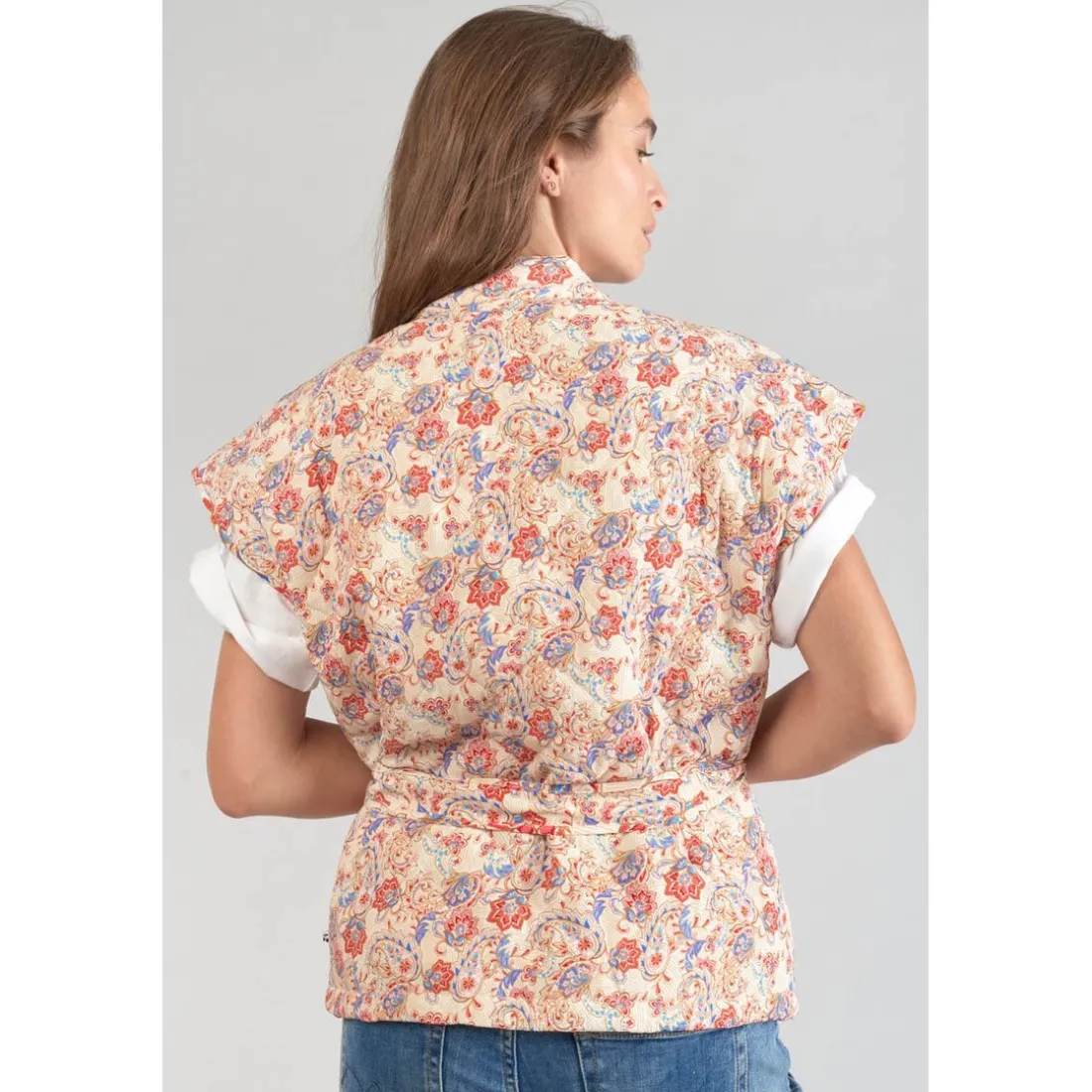Veste KERMAN rose en viscose