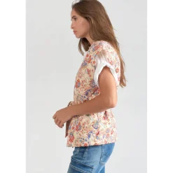 Veste KERMAN rose en viscose