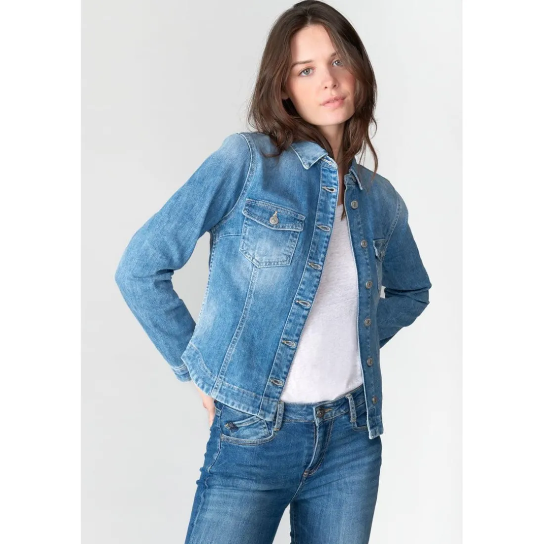 Veste LILLY bleu en coton