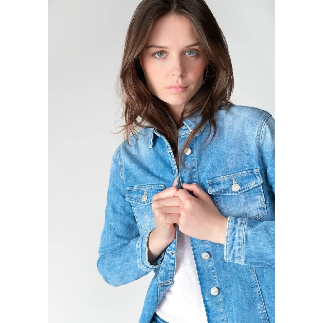 Veste LILLY bleu en coton