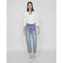 Veste manches longues sans bouton blanc Ruby