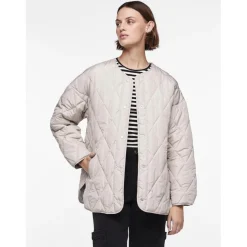 Veste matelassée gris