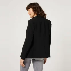 Veste mi-longue noire