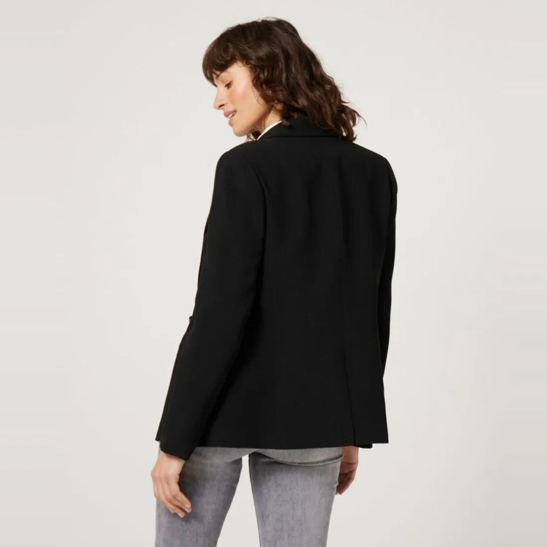 Veste mi-longue noire