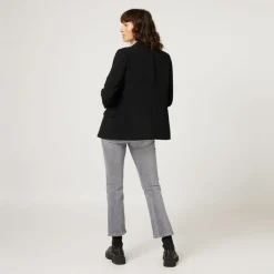 Veste mi-longue noire
