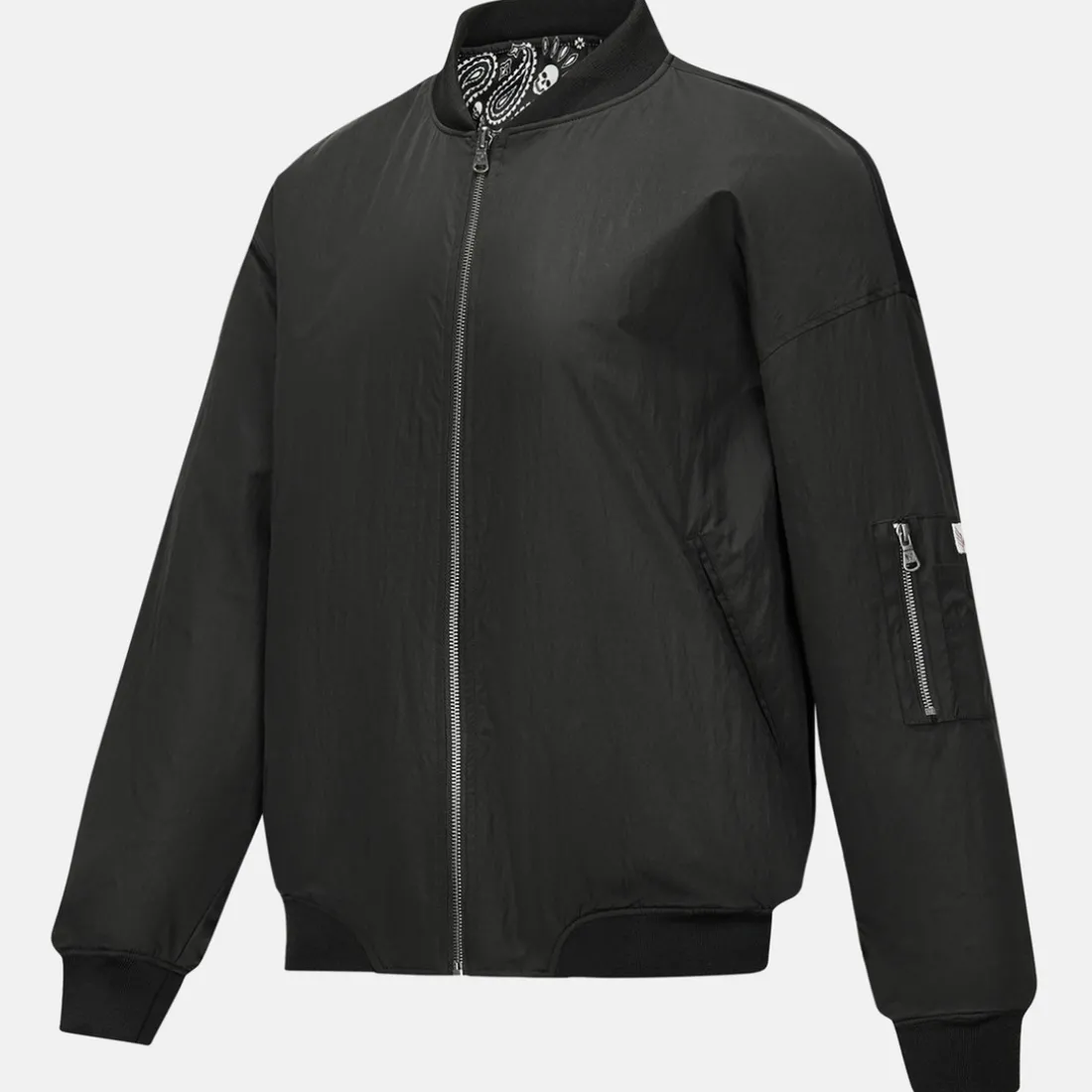 Veste reversible à motifs imprimés VADAS noire
