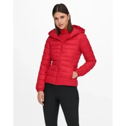 Veste rouge en nylon