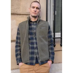 Veste sans manches ELSO kaki Lou