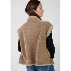 Veste sans manches FUJI marron Lena