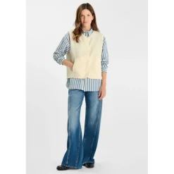 Veste sans manches GUDRU blanc Sofia