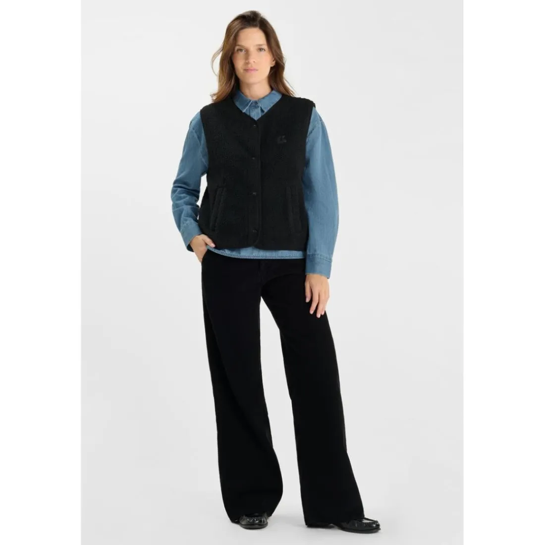 Veste sans manches GUDRU noir Wren