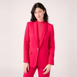 Veste tailleur col chale