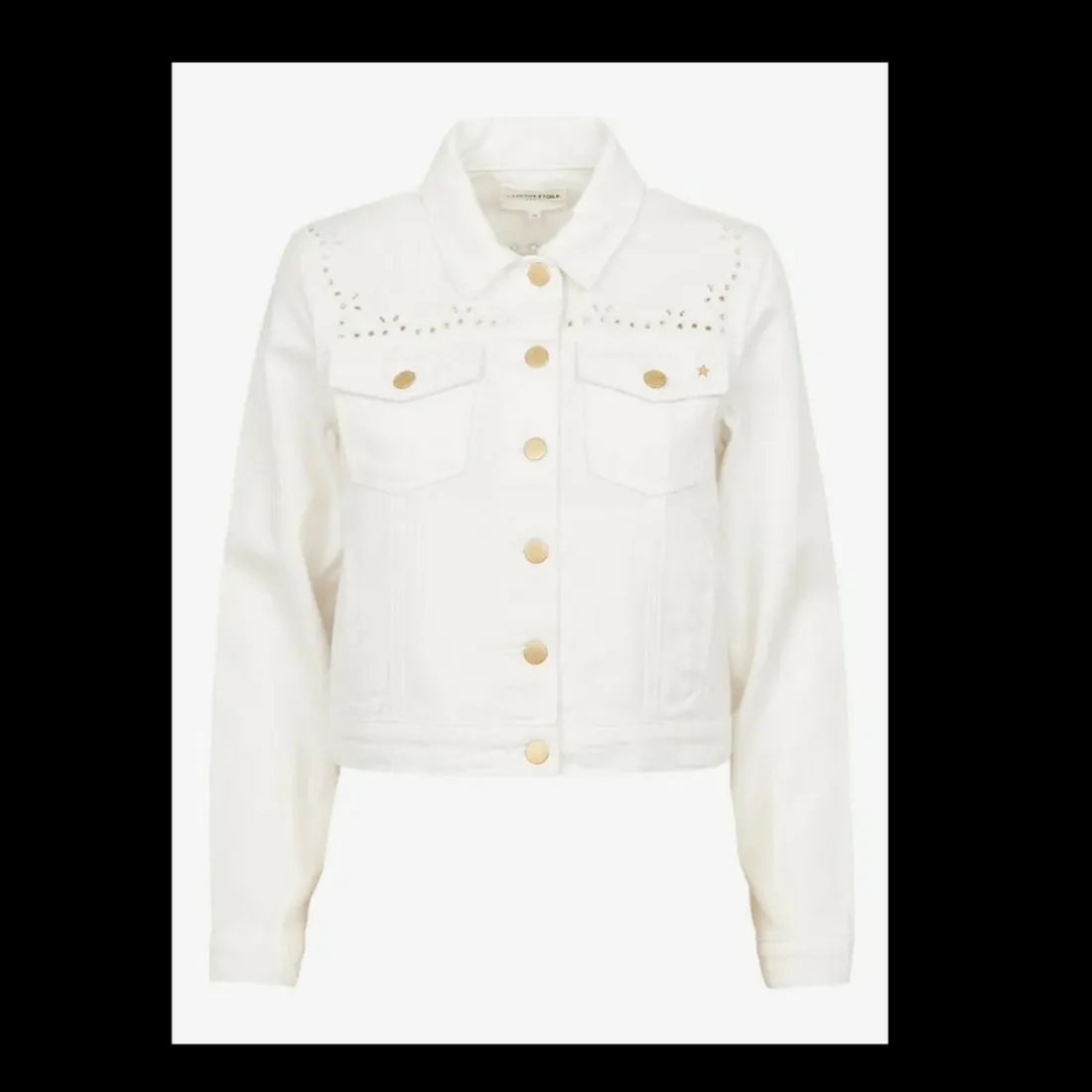 Veste VERENA blanc en coton